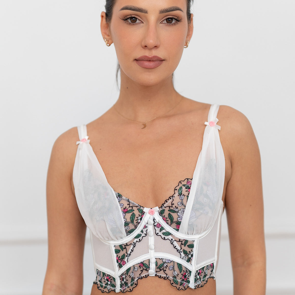 Yvette Corset - White – Lushy Intimates